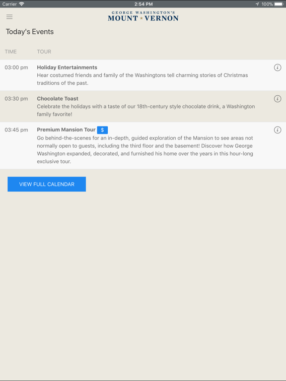 Screenshot #6 pour George Washington Mount Vernon