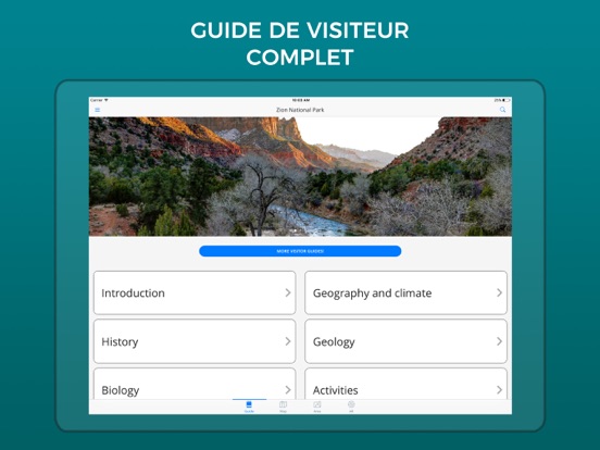 Screenshot #4 pour Parc national de Zion Guide et cartes