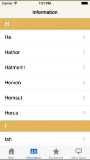 egyptian gods pocket reference iphone screenshot 3