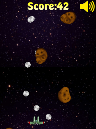 Asteroidfield, game for IOS