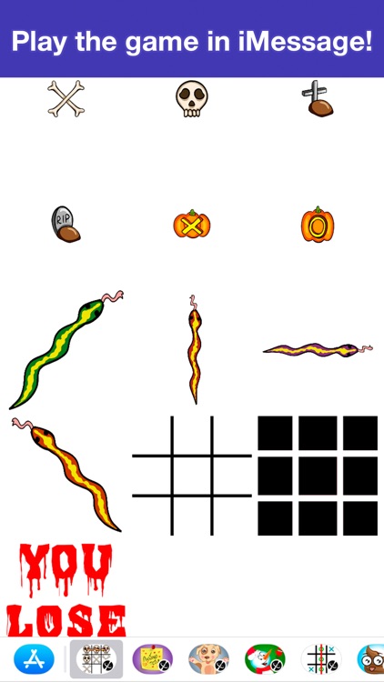 Tic-tac-toe -Stickers for game