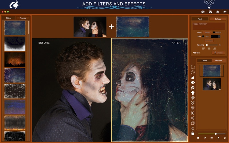 Screenshot #2 pour Halloween Effects - Collage