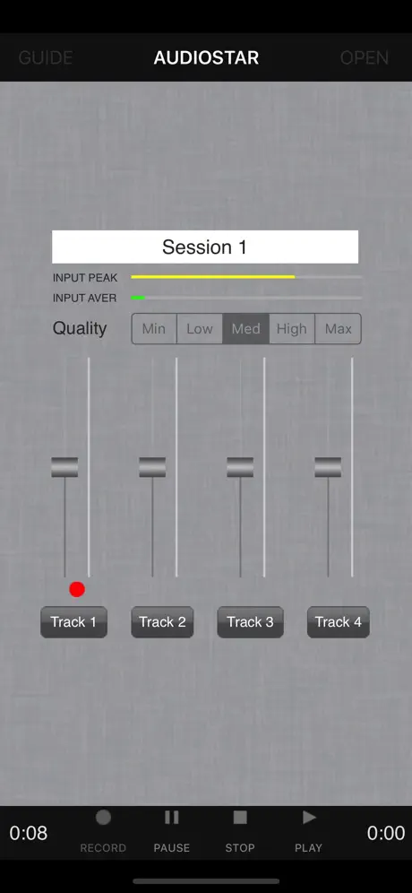 Audiostar Multitrack Mixer