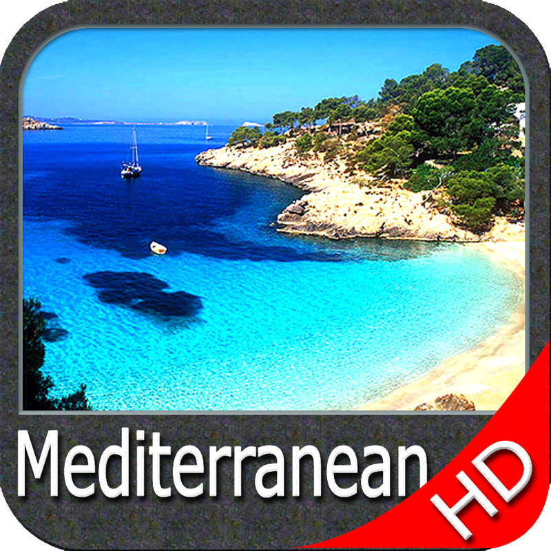 Mittelmeer GPS HD Seekarten