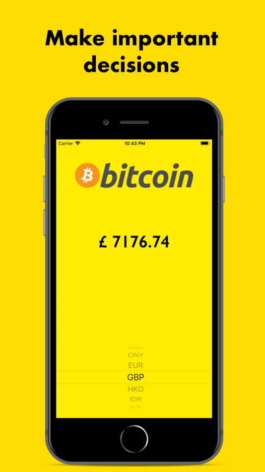 #5. Bitcoin Price Track (iOS) 由: Georgi Zlatinov