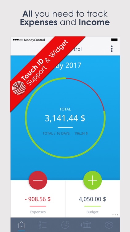 MoneyControl Spending Tracker screenshot-0