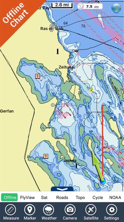 Red Sea (Hurgada-Sharm El Sheikh) GPS charts