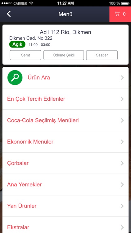 Acil 112 Rio Sipariş