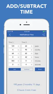 date & time calculator(9 in 1) iphone screenshot 3