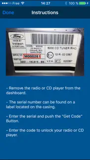 ford m radio code generator iphone screenshot 2