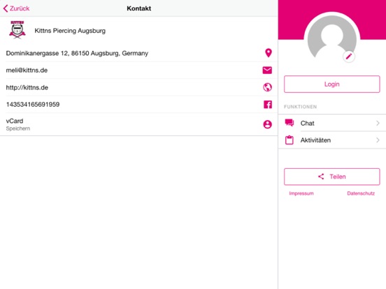 Screenshot #5 pour Kittns Piercing Augsburg