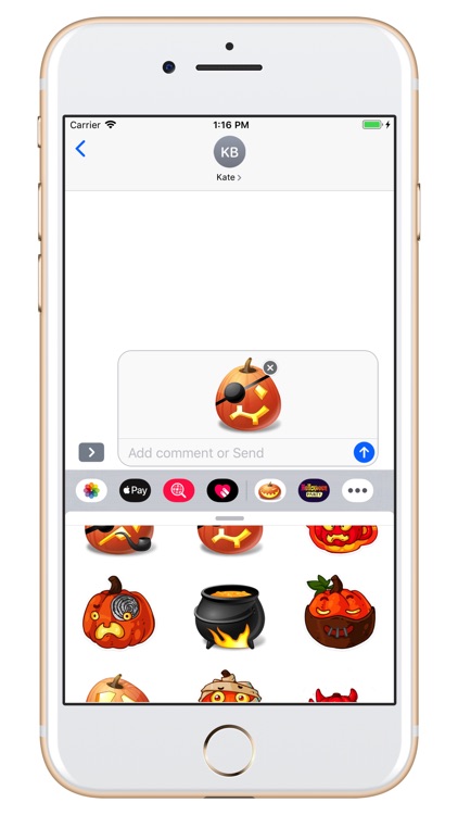 Halloween - Pumpkin emoji screenshot-3