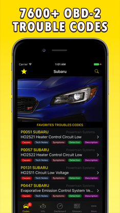 OBD-2 Subaru screenshot 1
