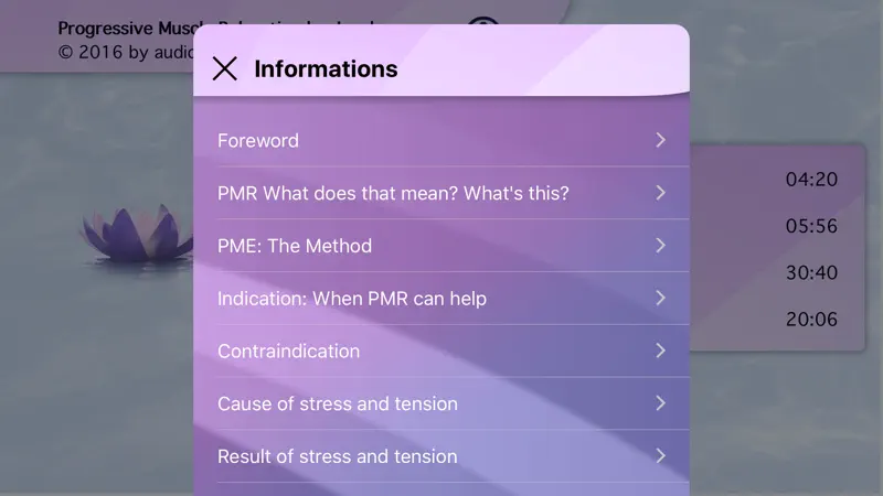 Progressive Muscle Relaxation screenshot 2 of 3
