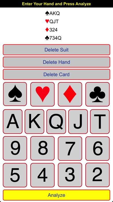 Bridge Hand Analyzer screenshot 4