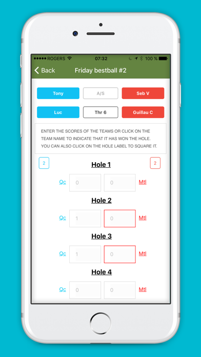 Screenshot #2 pour MatchPlayGolf