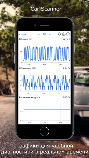 Скриншот Car Scanner ELM OBD2 на iPhone 7