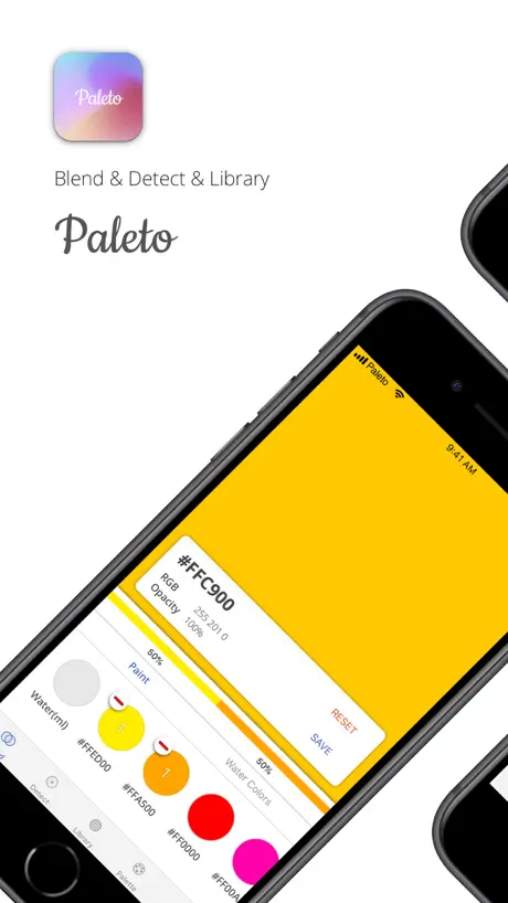 Paleto - mixing colors