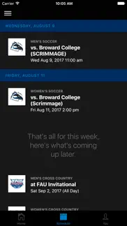 keiser university seahawks iphone screenshot 2