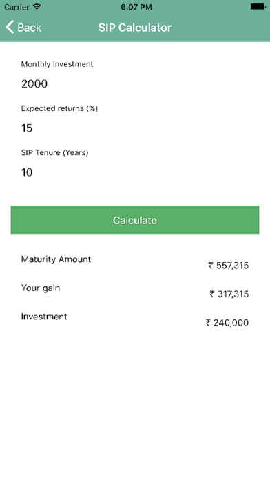 Screenshot #2 pour Easy Investment Calculator