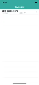 OBU BLE Debug Tool screenshot #1 for iPhone