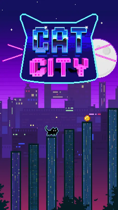 Cat City — Geometry Jump