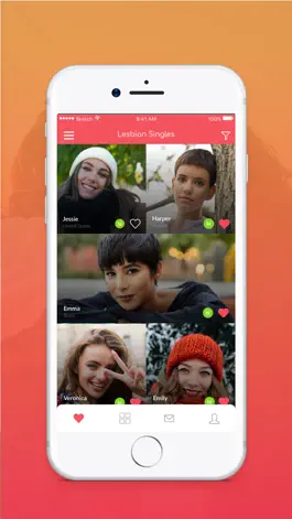 Game screenshot Lesbian Singles-знакомься  чат apk