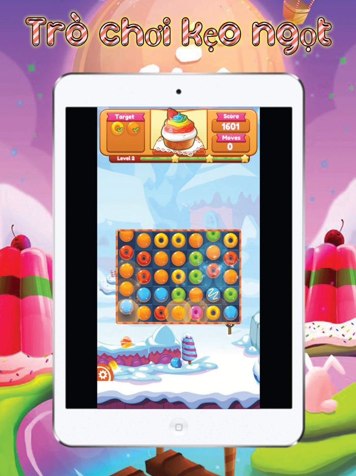 Game xếp kẹo - xếp kẹo ngọt