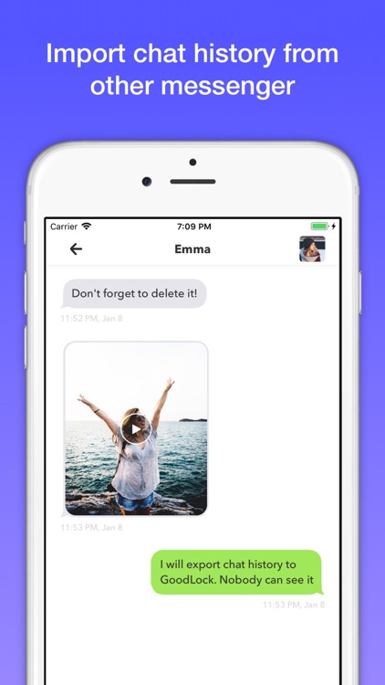 GoodLock-lock chat photos