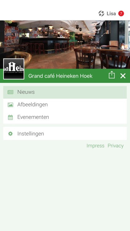 Grand café Heineken Hoek