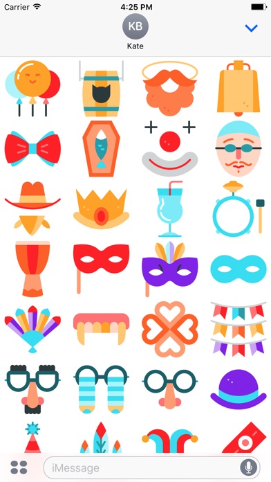 Carnival Emoji Stickers screenshot 2