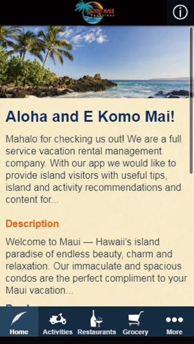 How to cancel & delete Sunny Maui Vacations from iphone & ipad 1
