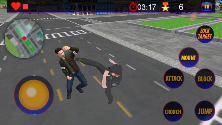 Mounted Police Horse Chase