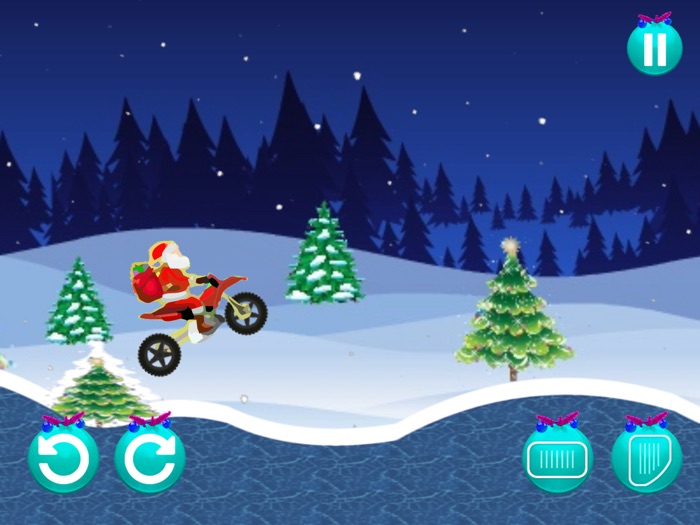 Santa Hill Bike Driving 3D