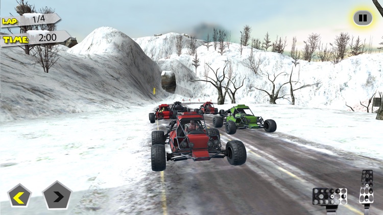 Buggy Car Snow Downhill Racing screenshot-3