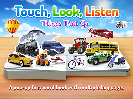 Things That Go ~ Touch, Look, Listen iPad app afbeelding 1