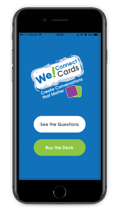 We! Connect Cards app screenshot