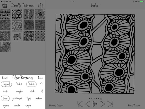 Screenshot #5 pour Doodle Patterns
