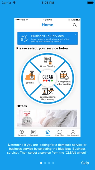 The Cleaning App screenshot 2