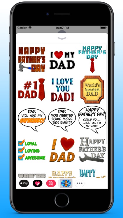 Father's Day Fun Stickers