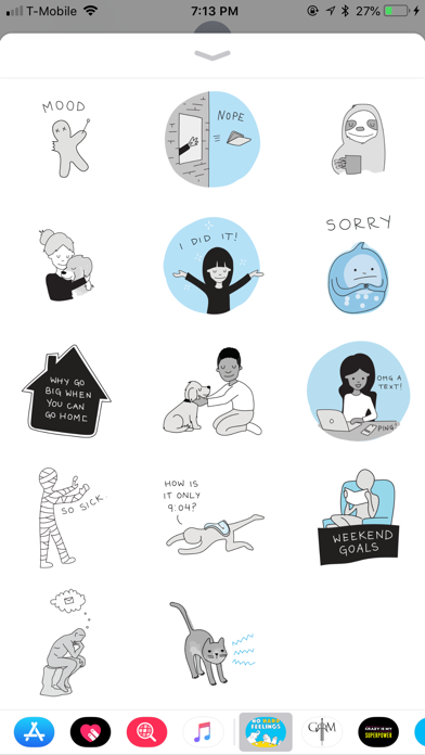 No Hard Feelings Sticker Pack screenshot 2