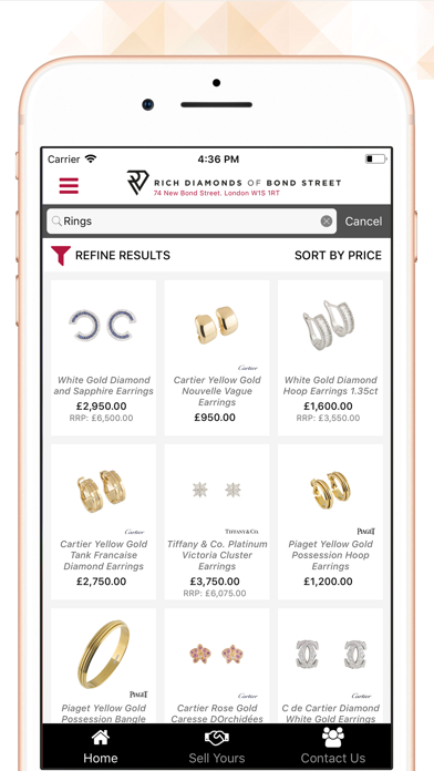 Rich Diamonds iPhone screenshot 3 - Lifestyle app