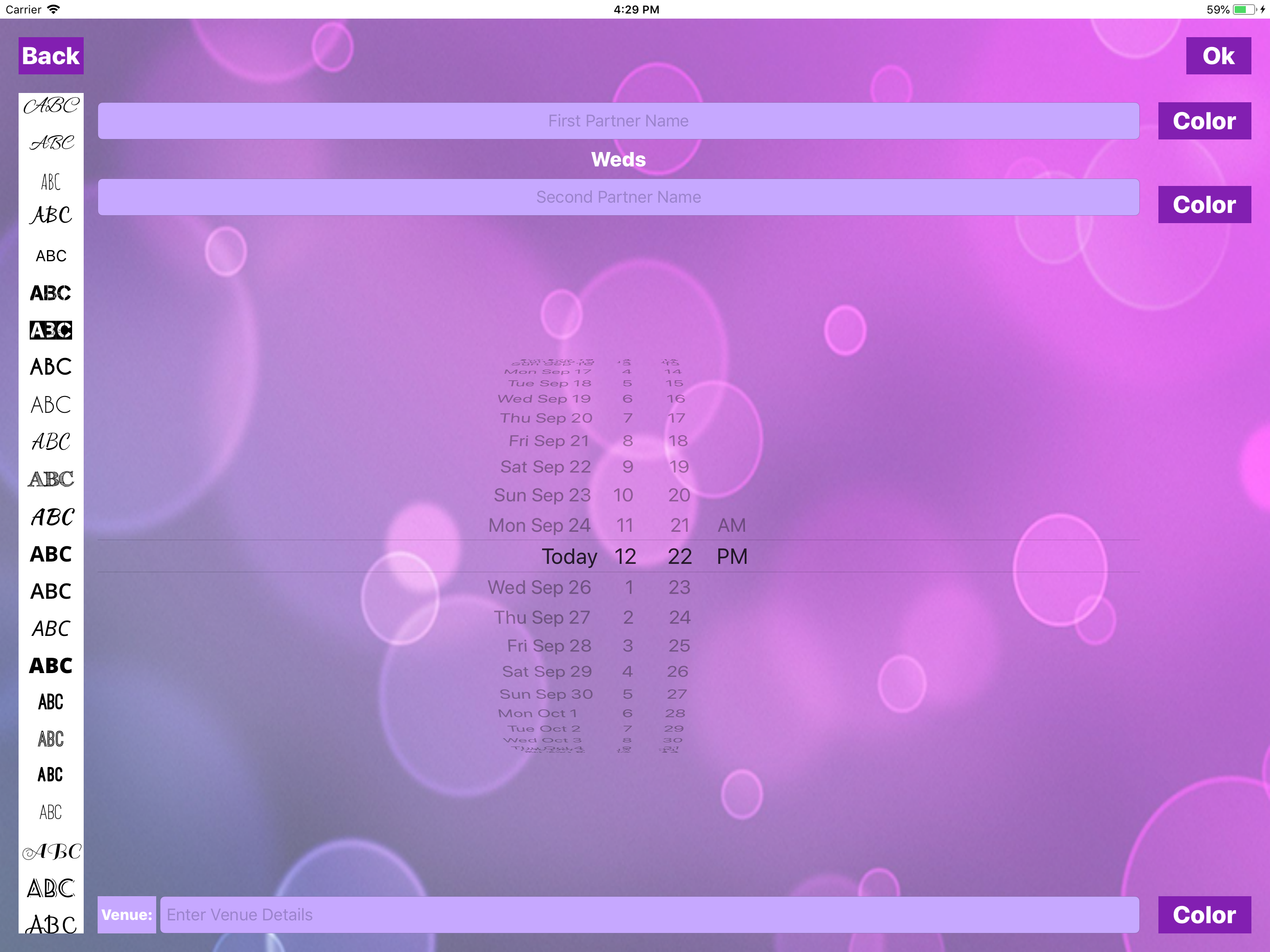 Party & Wedding Card Maker screenshot 9