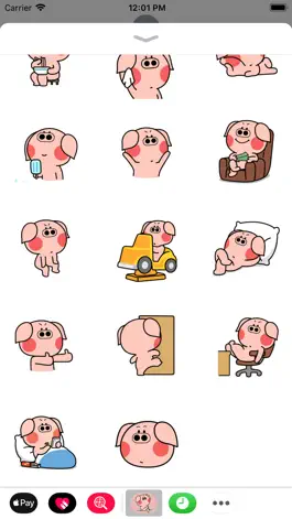 Game screenshot Pigs Animated Stickers mod apk