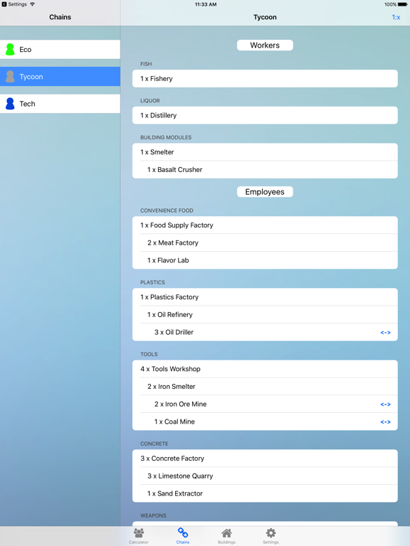 Screenshot #6 pour Production Calculator Lite