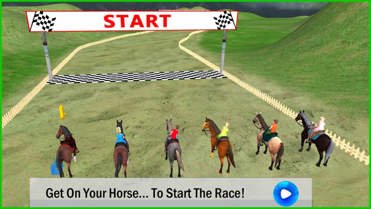 Mountain Horse Rider Race