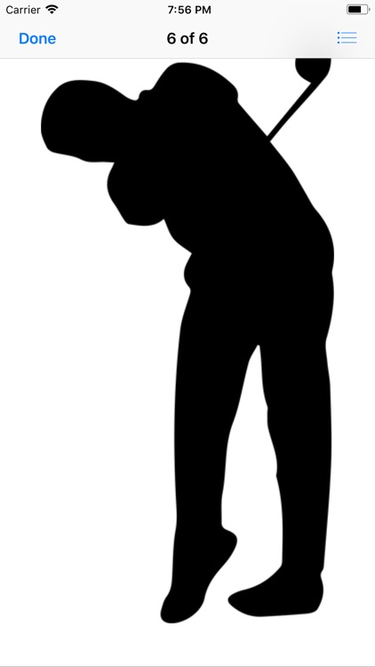 Golf Silhouettes Sticker Pack