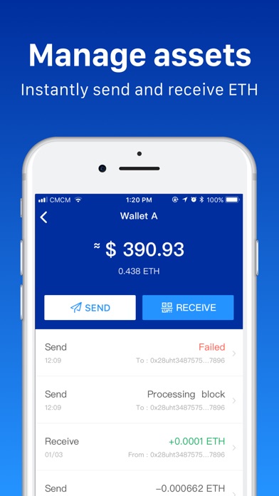 Ethereum Wallet - SafeWallet screenshot 3