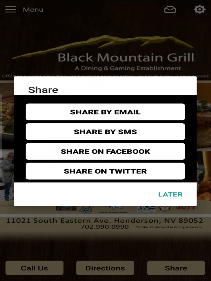 Black Mountain Grill Las Vegas