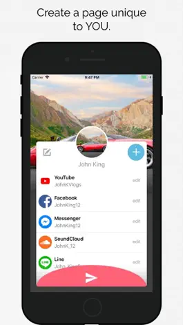 Game screenshot Fling - Easy Contact Sharing hack
